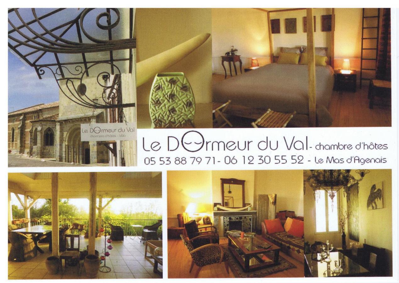 Le Dormeur Du Val Bed & Breakfast Le Mas-d'Agenais ภายนอก รูปภาพ